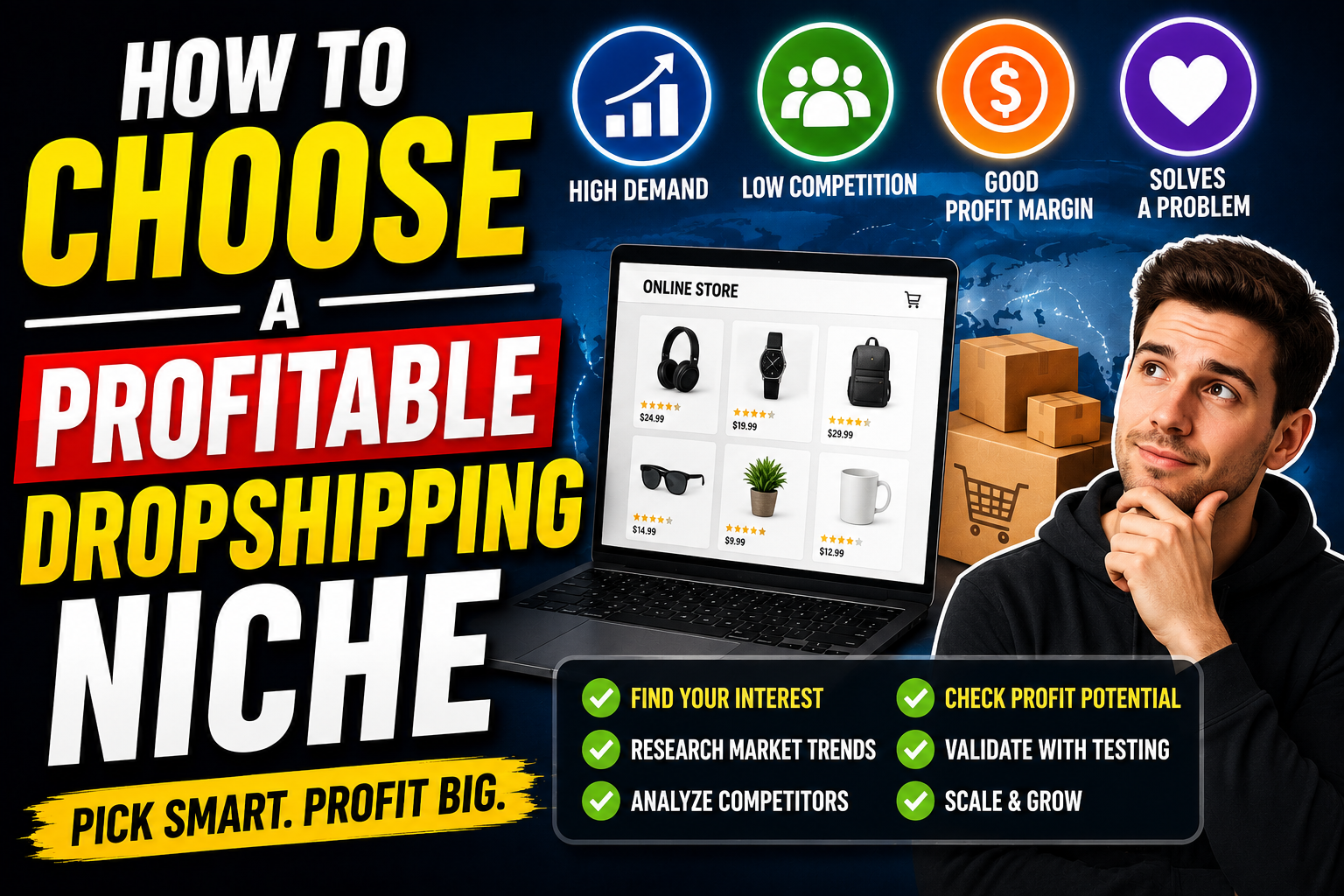 How to Choose a Profitable Dropshipping Niche