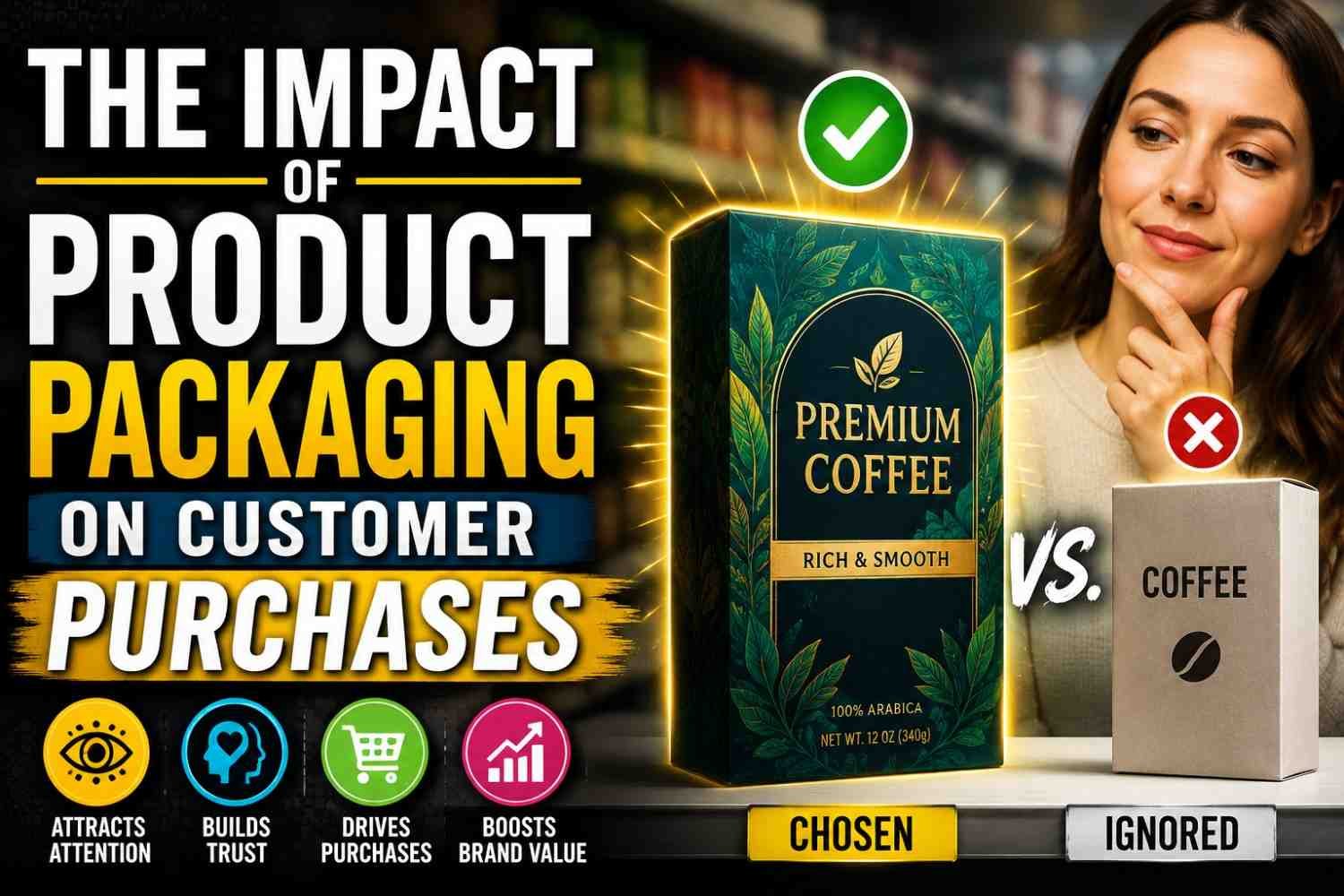 The Impact of Product Packaging on Customer Purchases